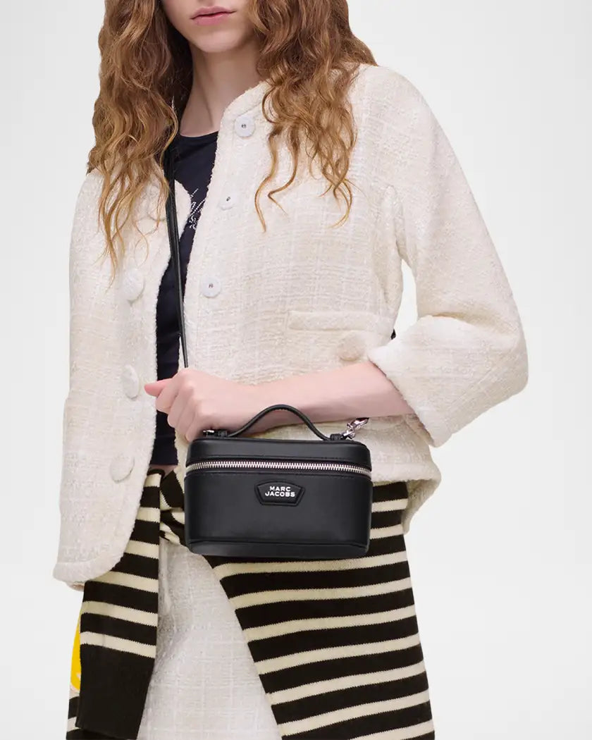 Marc Jacobs
The Vanity East-West Leather Shoulder Bag Black