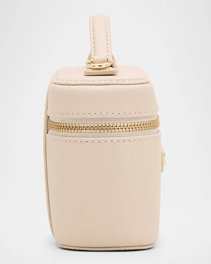Marc Jacobs
The Vanity East-West Leather Shoulder Bag Cloud White