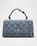 Marc Jacobs
Dual Quilted Denim Shoulder Bag LIGHT WASH INDIGO
