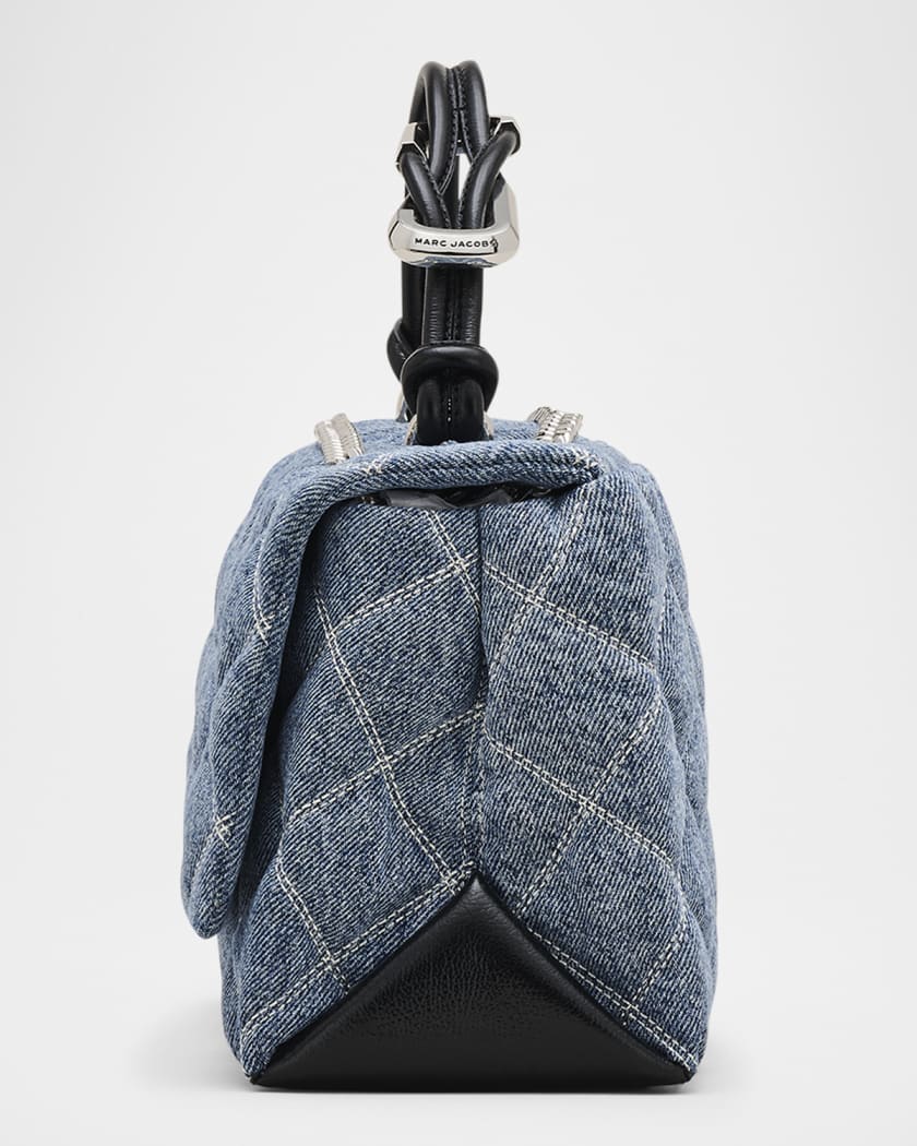 Marc Jacobs
Dual Quilted Denim Shoulder Bag LIGHT WASH INDIGO